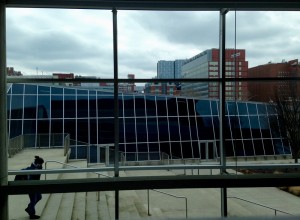 Taken through the windows of the RPAC. 